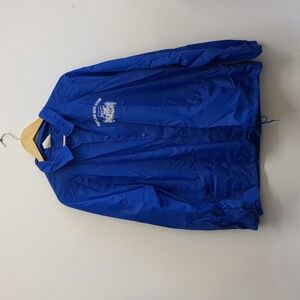 Vibrant Blue Lightweight Windbreaker from Portland Auto Auction‎ size XL